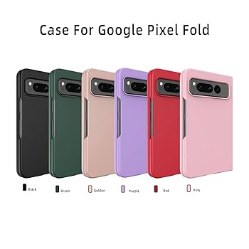 Google Pixel Foldとケース等 Google Pixel Fold ケース カバー 透明 折りたたみ式 カメラ